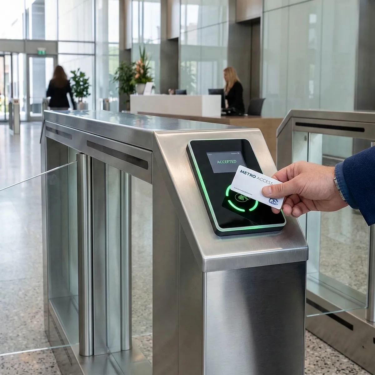 Турникеты, шлагбаумы и биометрия